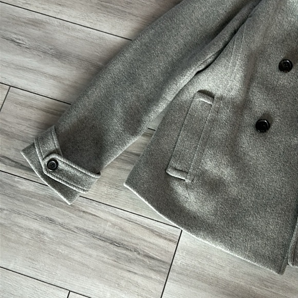 J Crew Stadium cloth by Nello Gori size 6 wool blend jacket gray - Picture 4 of 13